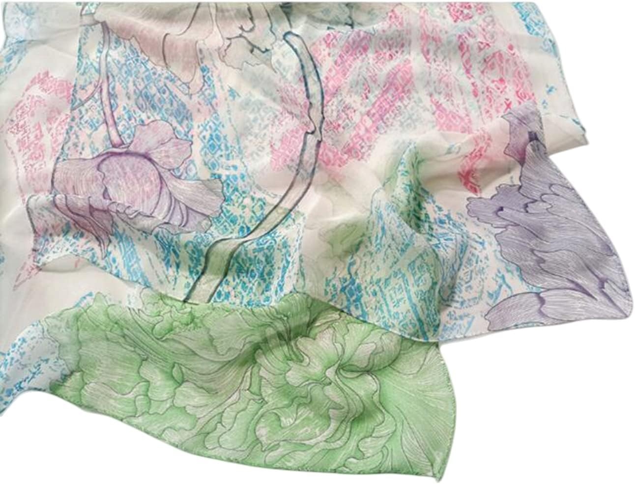 image:imageFAIRYGATE Chiffon Retro Schal Damen Leichtes Halstuch Seiden Chiffon Halstuch fr Mdchen Frauen Halstuch Kopftuch39007