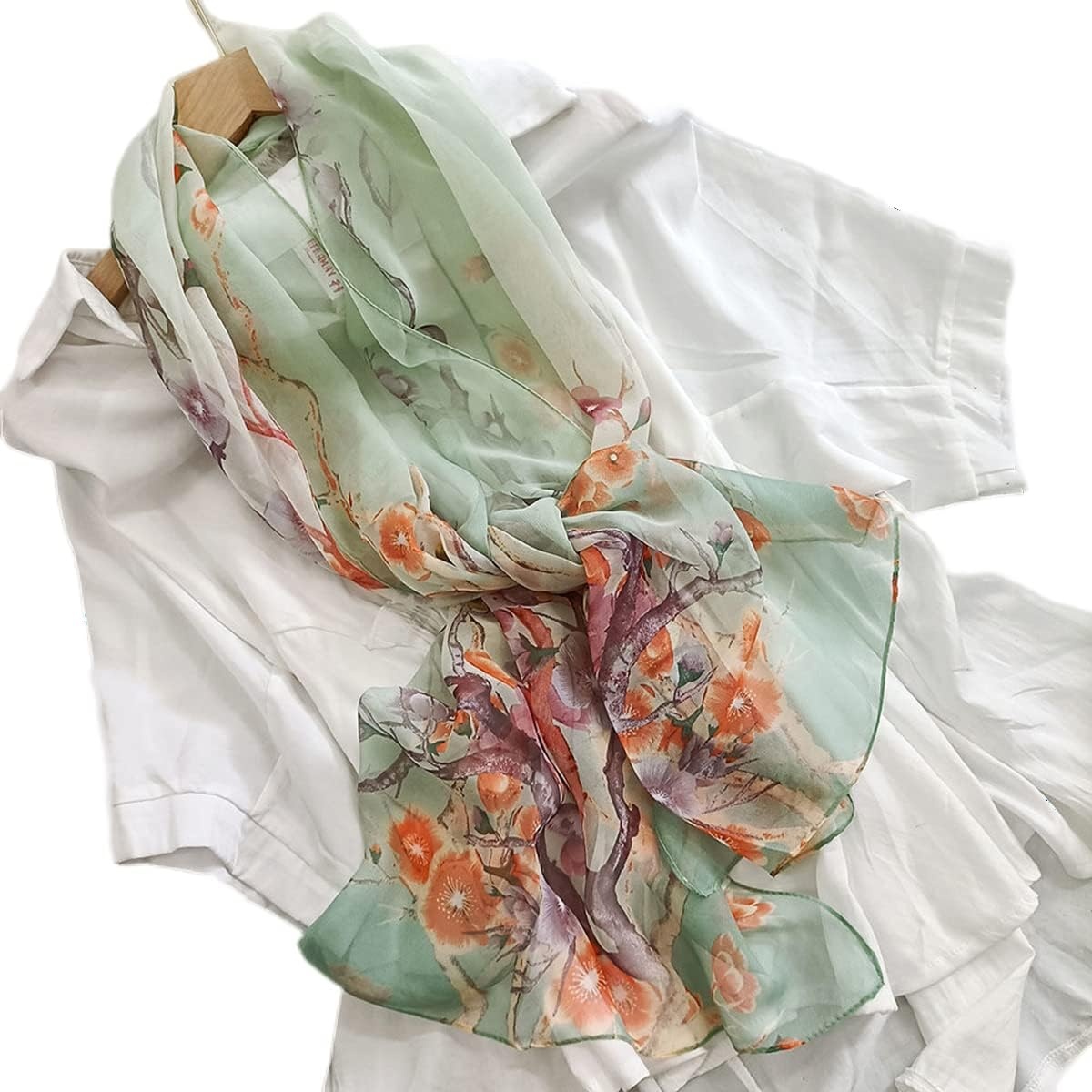 image:imageFAIRYGATE Chiffon Schal Damen Stola Halstuch Tuch fr Sommer Herbst Winter Ganzjhrig Schals amp Tcher50017