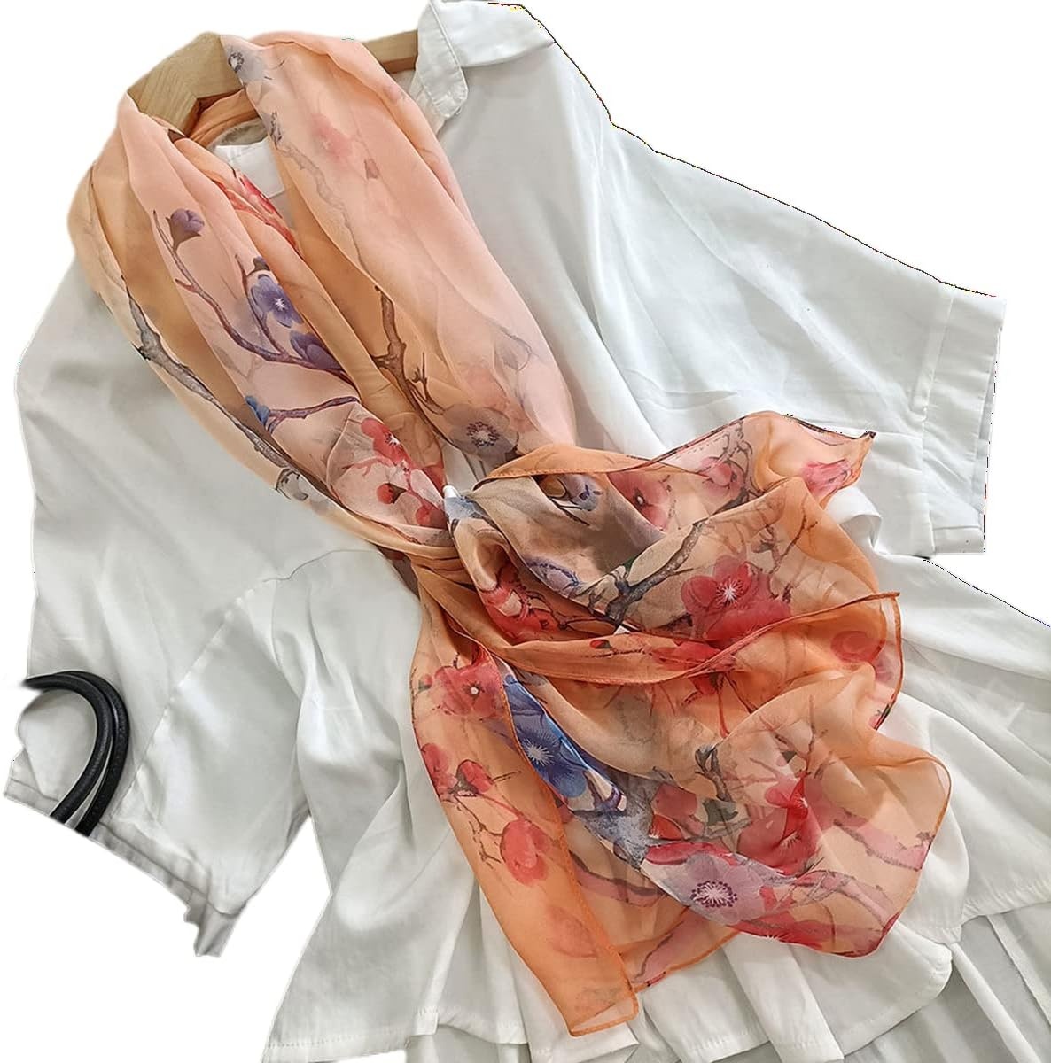 image:imageFAIRYGATE Chiffon Schal Damen Stola Halstuch Tuch fr Sommer Herbst Winter Ganzjhrig Schals amp Tcher50018