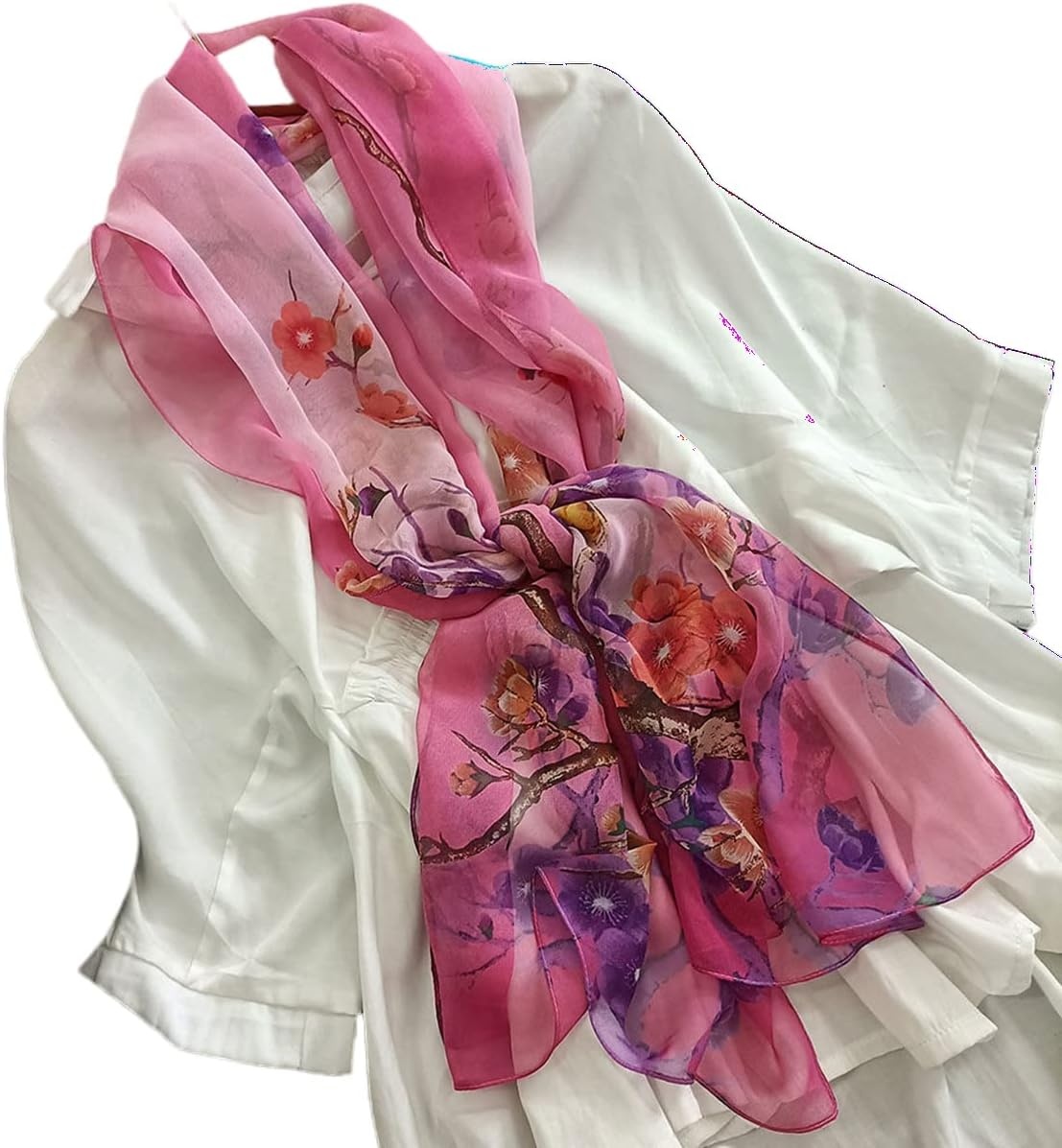 image:imageFAIRYGATE Chiffon Schal Damen Stola Halstuch Tuch fr Sommer Herbst Winter Ganzjhrig Schals amp Tcher50019