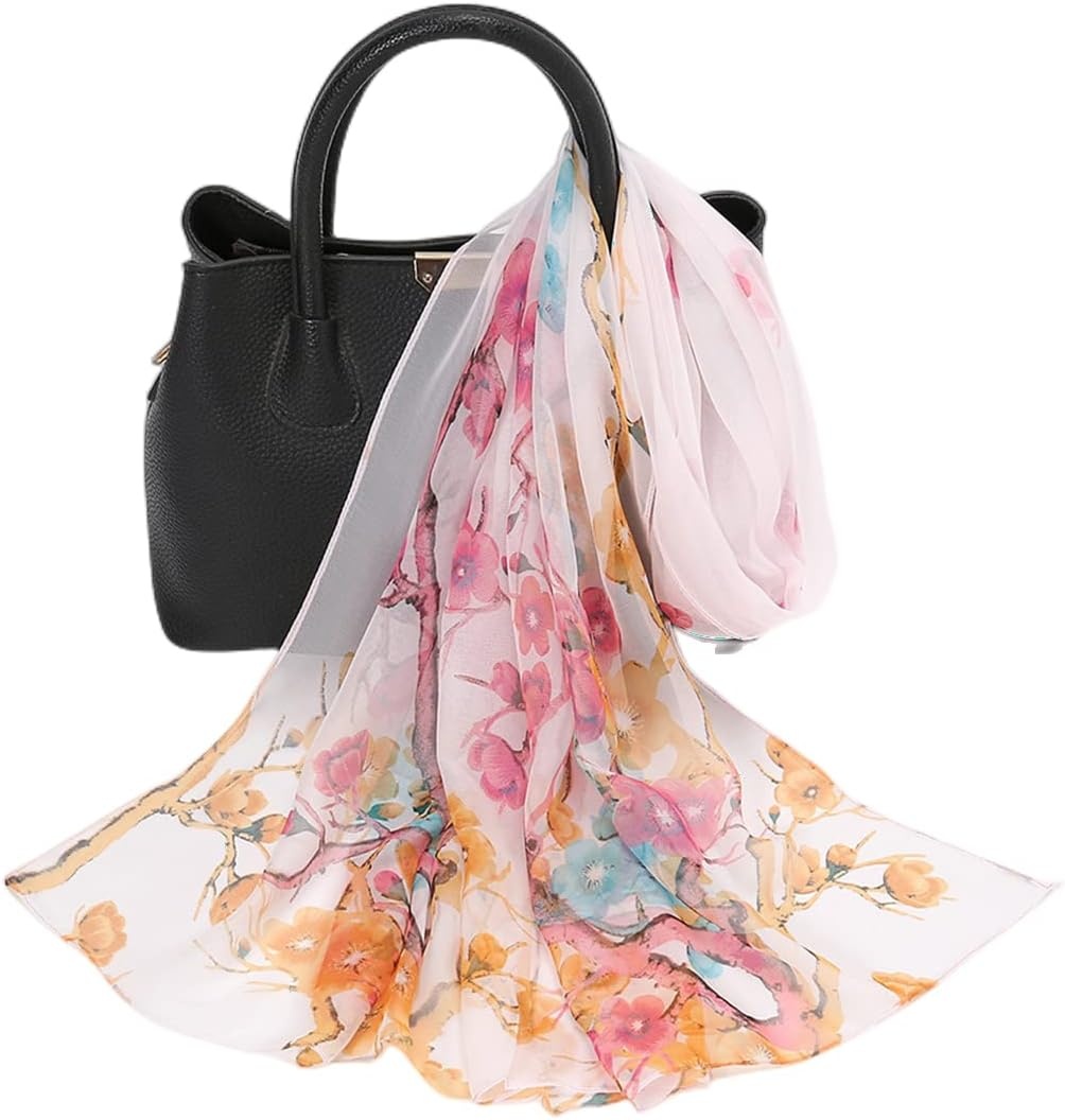 image:imageFAIRYGATE Chiffon Schal Damen Stola Halstuch Tuch fr Sommer Herbst Winter Ganzjhrig Schals amp Tcher50021