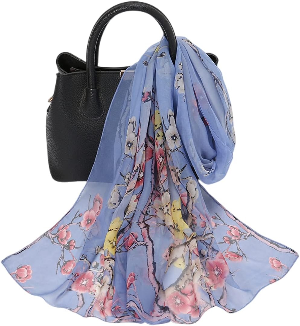 image:imageFAIRYGATE Chiffon Schal Damen Stola Halstuch Tuch fr Sommer Herbst Winter Ganzjhrig Schals amp Tcher50022