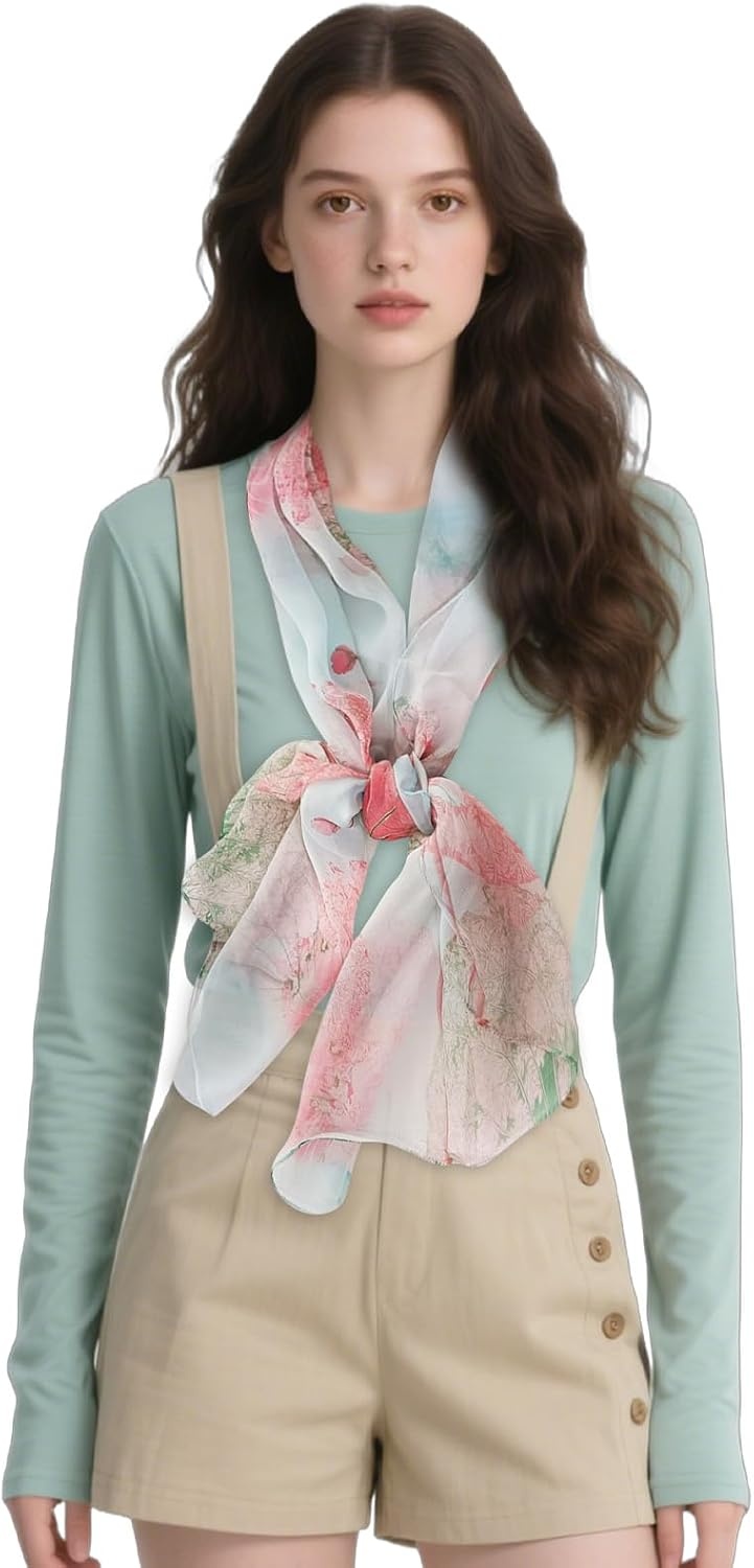 image:imageFAIRYGATE Chiffon Schal Damen Stola Halstuch Tuch fr Sommer Herbst Winter Ganzjhrig Schals amp Tcher50026