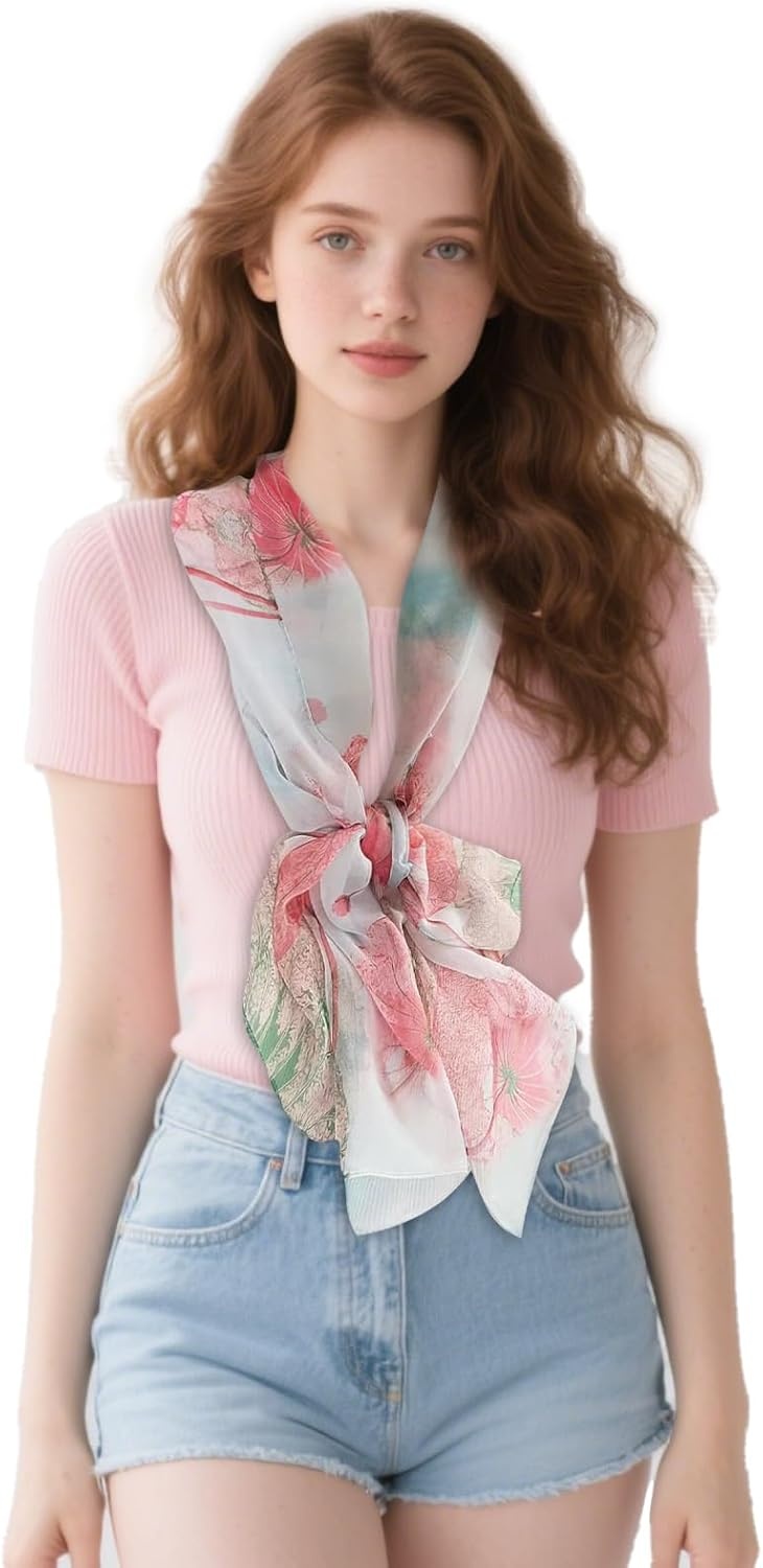 image:imageFAIRYGATE Chiffon Schal Damen Stola Halstuch Tuch fr Sommer Herbst Winter Ganzjhrig Schals amp Tcher50026