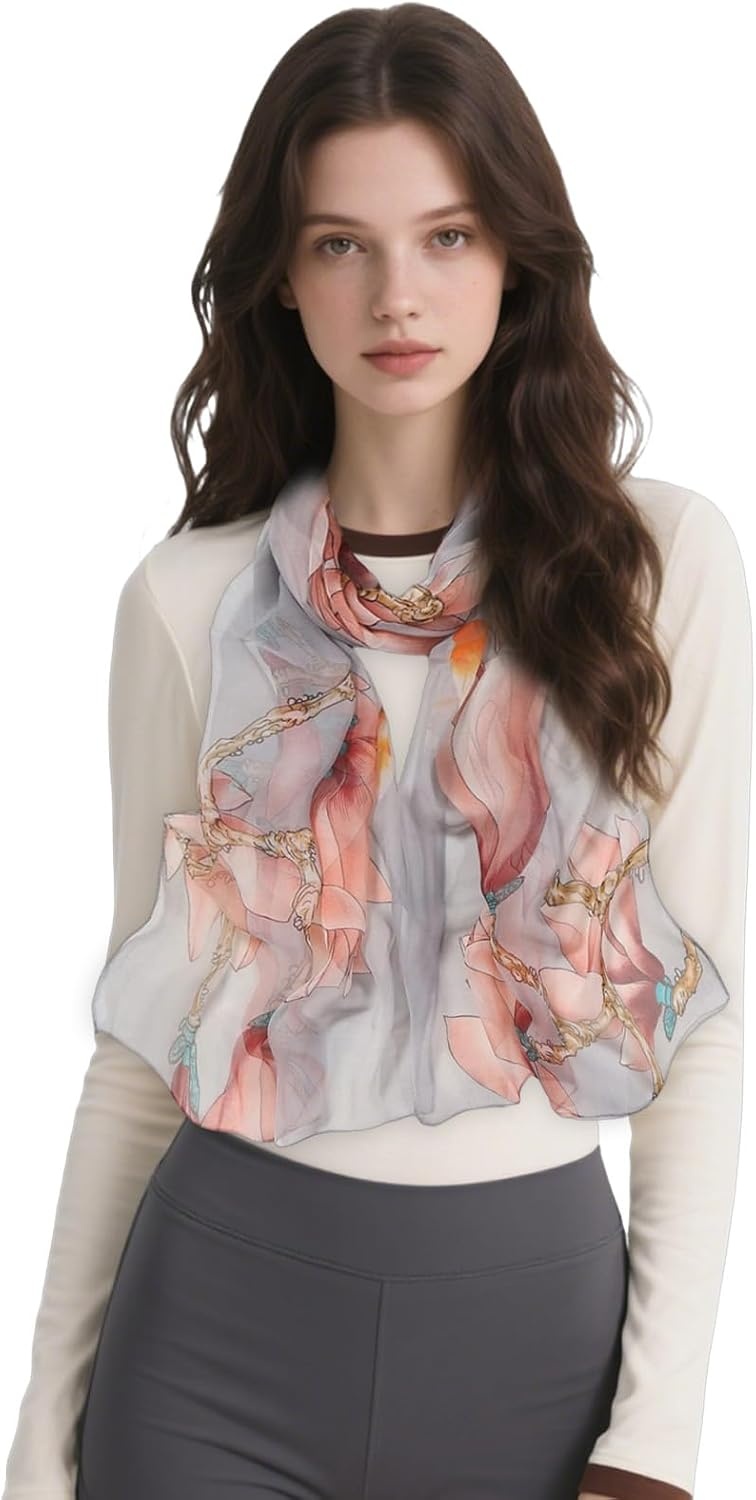 image:imageFAIRYGATE Chiffon Schal Damen Stola Halstuch Tuch fr Sommer Herbst Winter Ganzjhrig Schals amp Tcher50029