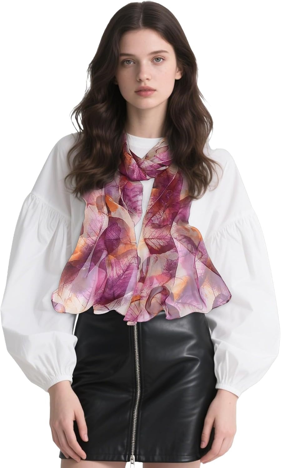 image:imageFAIRYGATE Chiffon Schal Damen Stola Halstuch Tuch fr Sommer Herbst Winter Ganzjhrig Schals amp Tcher50034
