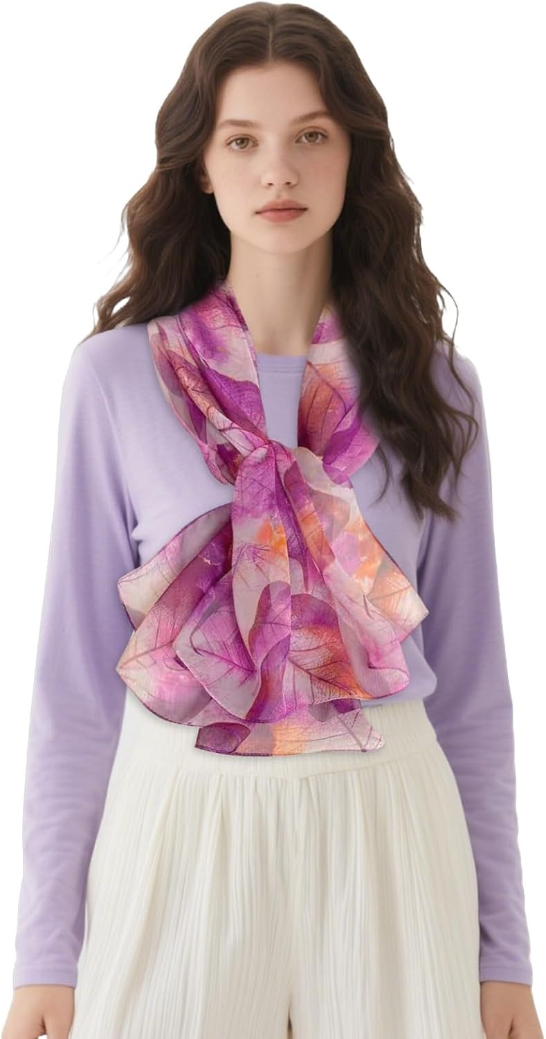 image:imageFAIRYGATE Chiffon Schal Damen Stola Halstuch Tuch fr Sommer Herbst Winter Ganzjhrig Schals amp Tcher50034