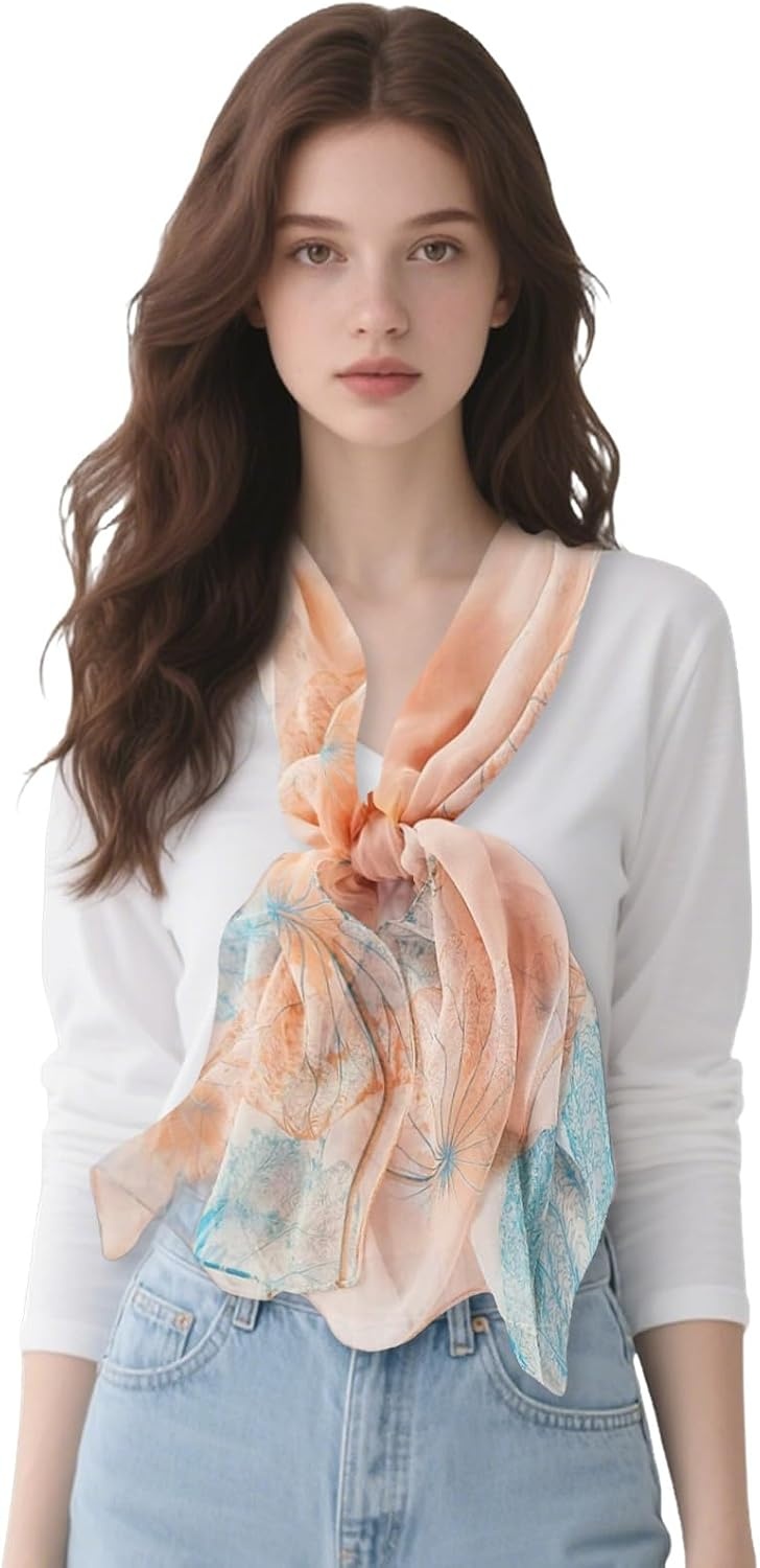 image:imageFAIRYGATE Chiffon Schal Damen Stola Halstuch Tuch fr Sommer Herbst Winter Ganzjhrig Schals amp TcherFdkra4609