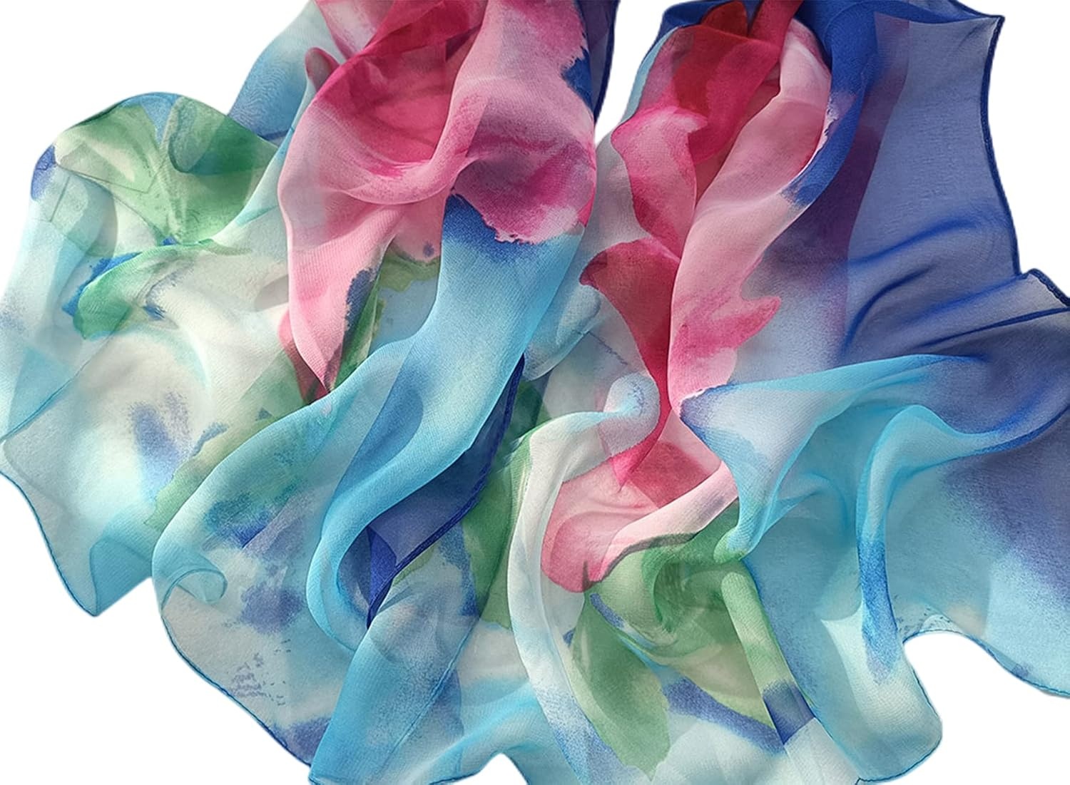 image:imageFAIRYGATE Chiffon Schal Damen Stola Halstuch Tuch fr Sommer Herbst Winter Ganzjhrig Schals amp TcherFdkra4617
