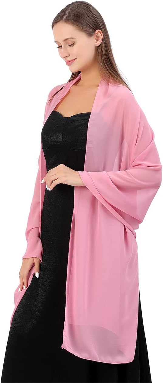 image:imageFAIRYGATE Chiffon Stola Schal fr Brautkleider Abendkleider Alltagskleidung in verschiedenen Farben Schals amp Tcher fr DamenFdyxma0411