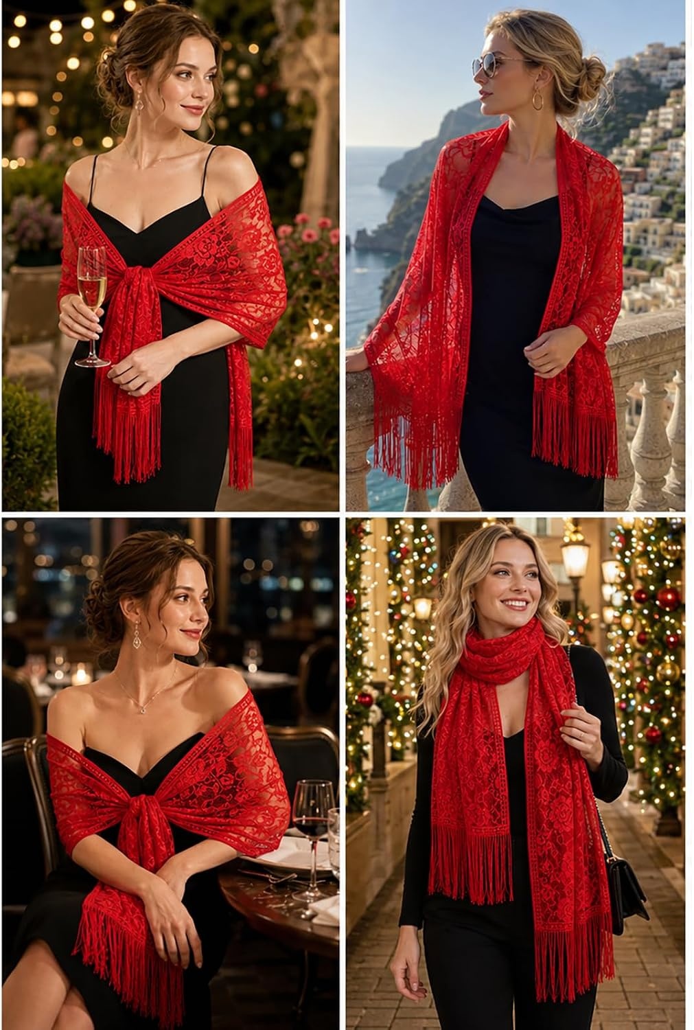 image:imageFAIRYGATE Chiffon Stola Schal fr Brautkleider Abendkleider Alltagskleidung in verschiedenen Farben Schals amp Tcher fr DamenFdyxma0606