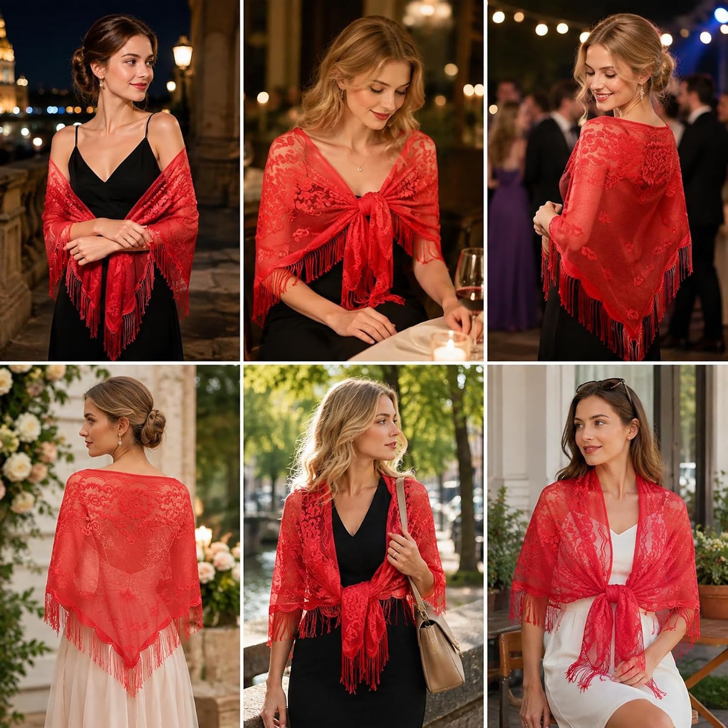 image:imageFAIRYGATE Chiffon Stola Schal fr Brautkleider Abendkleider Alltagskleidung in verschiedenen Farben Schals amp Tcher fr DamenFdyxma6306