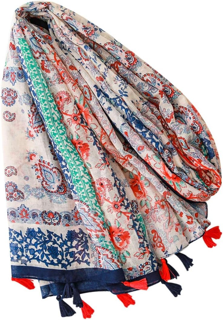 image:imageFAIRYGATE Damen Schal Halstcher fr Frauen Kopftuch Umschlagtuch Viskose Schals Tuch Stola Stolen Wrap Shawl Halstuch 00010229
