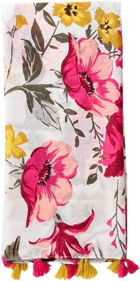 image:imageFAIRYGATE Damen Schal Vogel Blume Schmetterling Druck Lange Soft Neck Scarf Wickel Stola fr Summer Beach Winter Geschenk36225