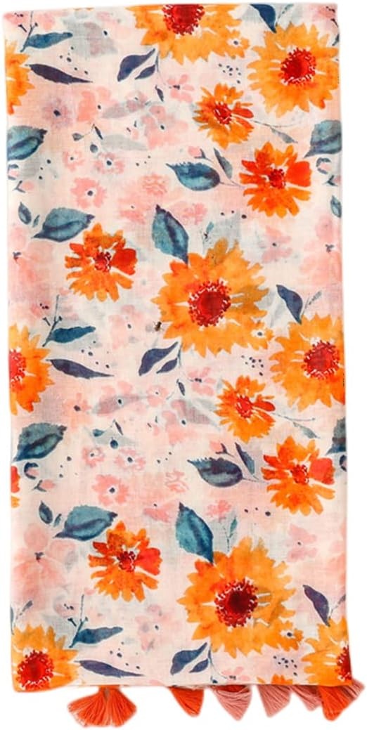 image:imageFAIRYGATE Damen Schal Vogel Blume Schmetterling Druck Lange Soft Neck Scarf Wickel Stola fr Summer Beach Winter Geschenk36227