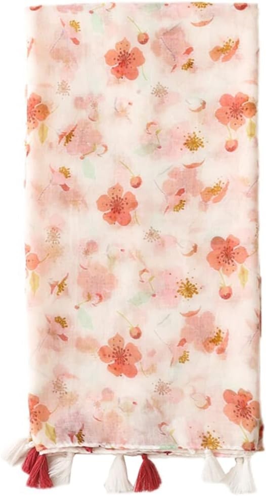 image:imageFAIRYGATE Damen Schal Vogel Blume Schmetterling Druck Lange Soft Neck Scarf Wickel Stola fr Summer Beach Winter Geschenk8034