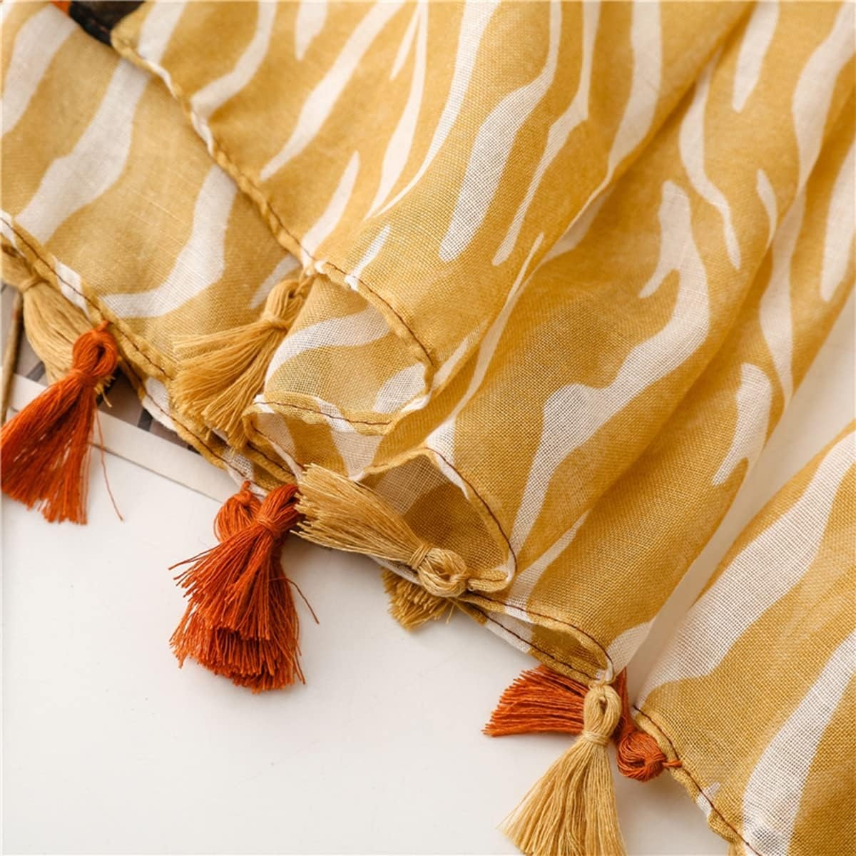 image:imageFAIRYGATE Damen Schal Vogel Blume Schmetterling Druck Lange Soft Neck Scarf Wickel Stola fr Summer Beach Winter Geschenk8036