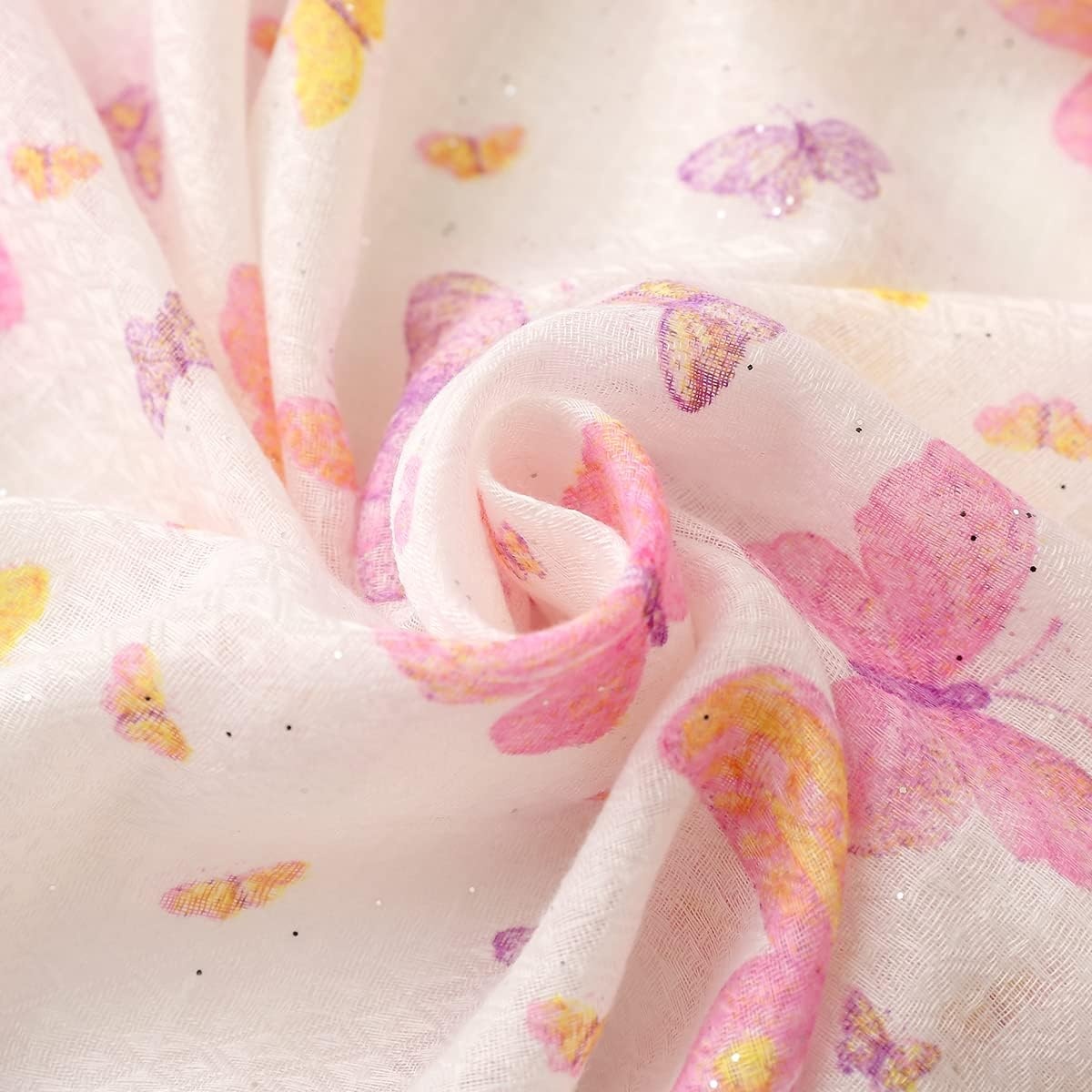 image:imageFAIRYGATE Damen Schal Vogel Blume Schmetterling Druck Lange Soft Neck Scarf Wickel Stola fr Summer Beach Winter GeschenkFDYT27007