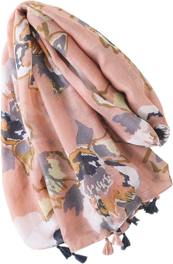 image:imageFAIRYGATE Damen Schal Vogel Blume Schmetterling Druck Lange Soft Neck Scarf Wickel Stola fr Summer Beach Winter GeschenkFDYT32227