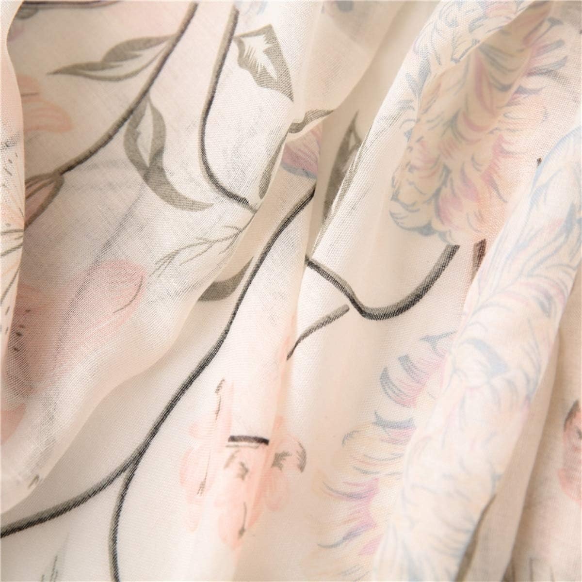 image:imageFAIRYGATE Damen Schal Vogel Blume Schmetterling Druck Lange Soft Neck Scarf Wickel Stola fr Summer Beach Winter GeschenkFdyt17227