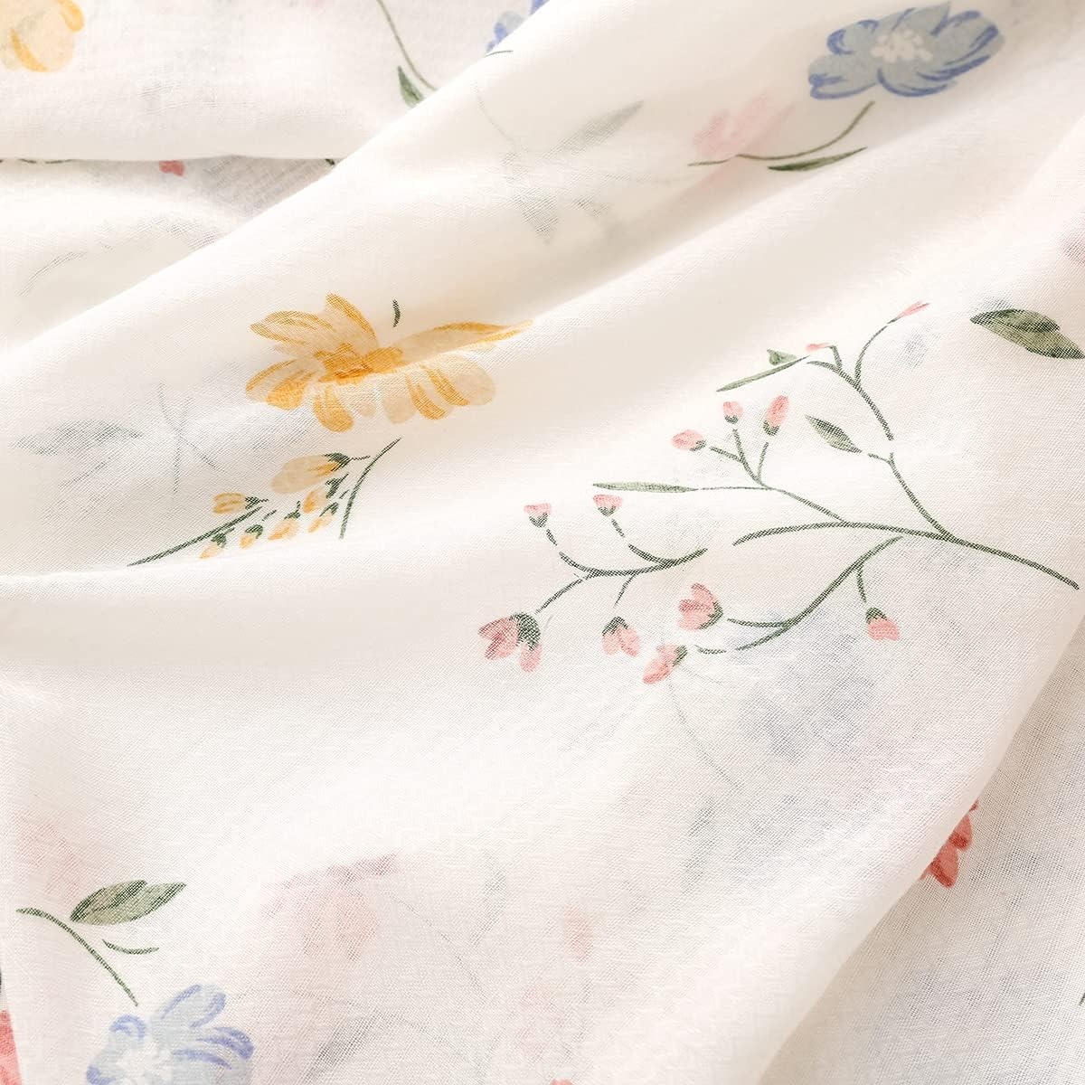 image:imageFAIRYGATE Damen Schal Vogel Blume Schmetterling Druck Lange Soft Neck Scarf Wickel Stola fr Summer Beach Winter GeschenkFdyt17237