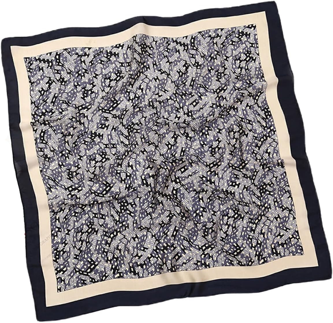 image:imageFAIRYGATE Damen Seidentuch Quadrates Bedrucktes Halstuch Satin Seidenschal Kopftuch 70x70cm92020