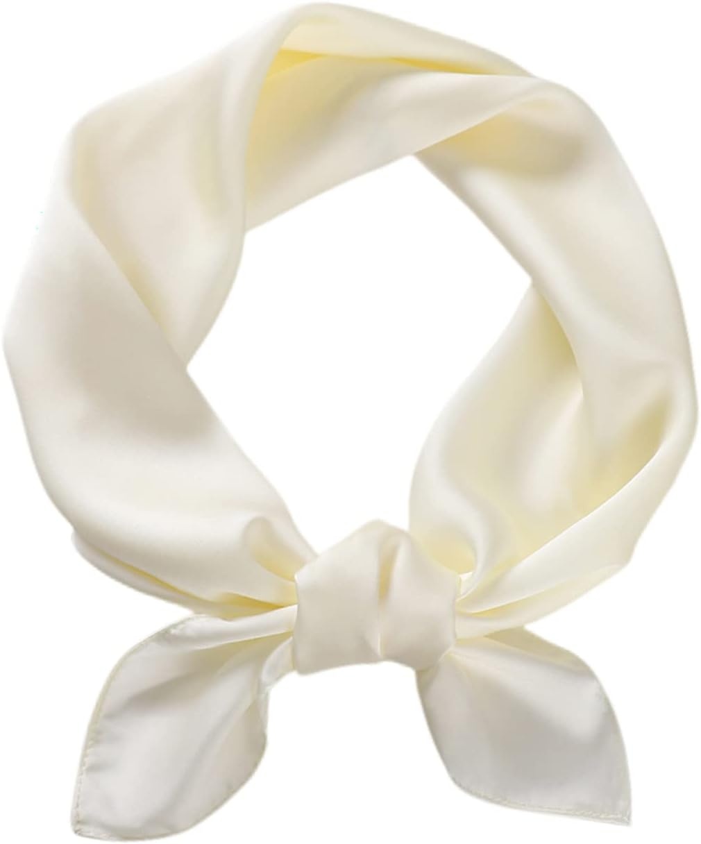 image:imageFAIRYGATE Damen Seidentuch Quadrates Bedrucktes Halstuch Satin Seidenschal Kopftuch 70x70cmFdasa2320