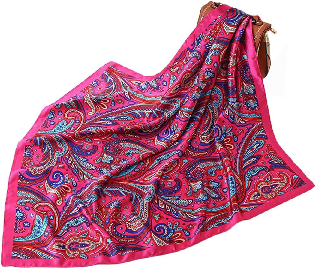 image:imageFAIRYGATE Damenschal Schal Tuch Blume Bandana Halstuch Kopftuch Schals 90 x 90 cm Bunte74006