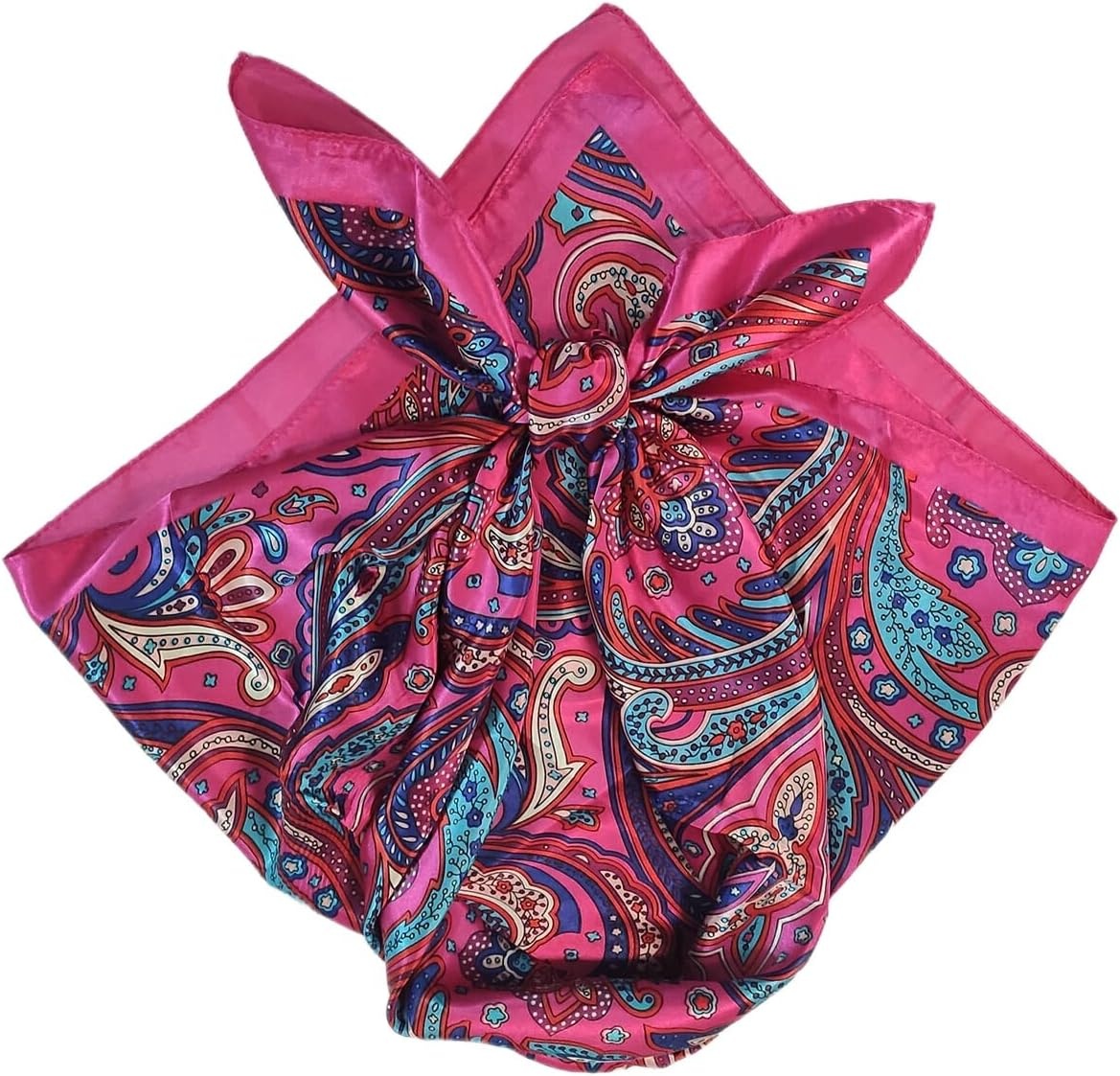 image:imageFAIRYGATE Damenschal Schal Tuch Blume Bandana Halstuch Kopftuch Schals 90 x 90 cm Bunte74006