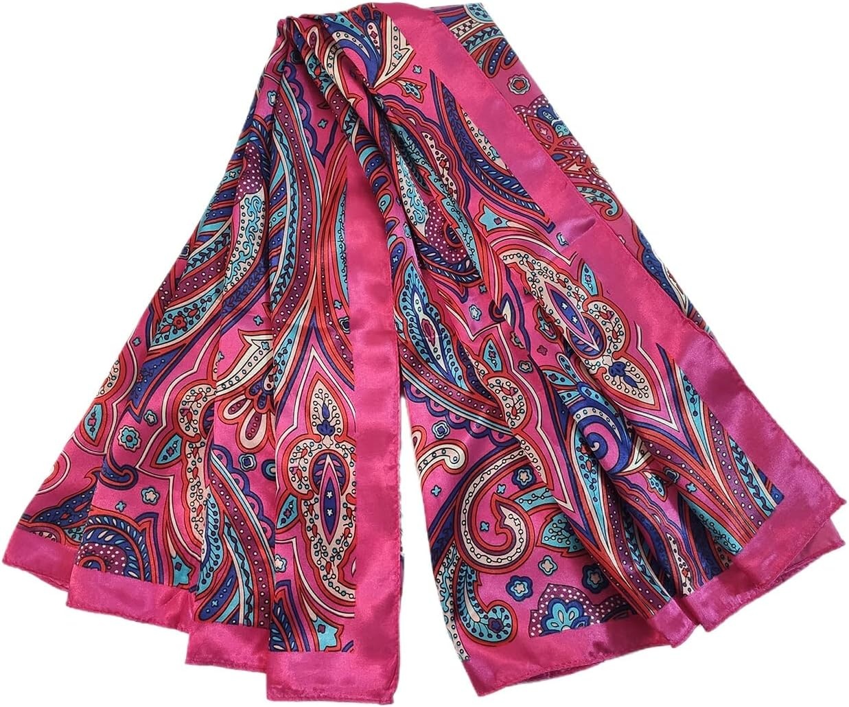 image:imageFAIRYGATE Damenschal Schal Tuch Blume Bandana Halstuch Kopftuch Schals 90 x 90 cm Bunte74006