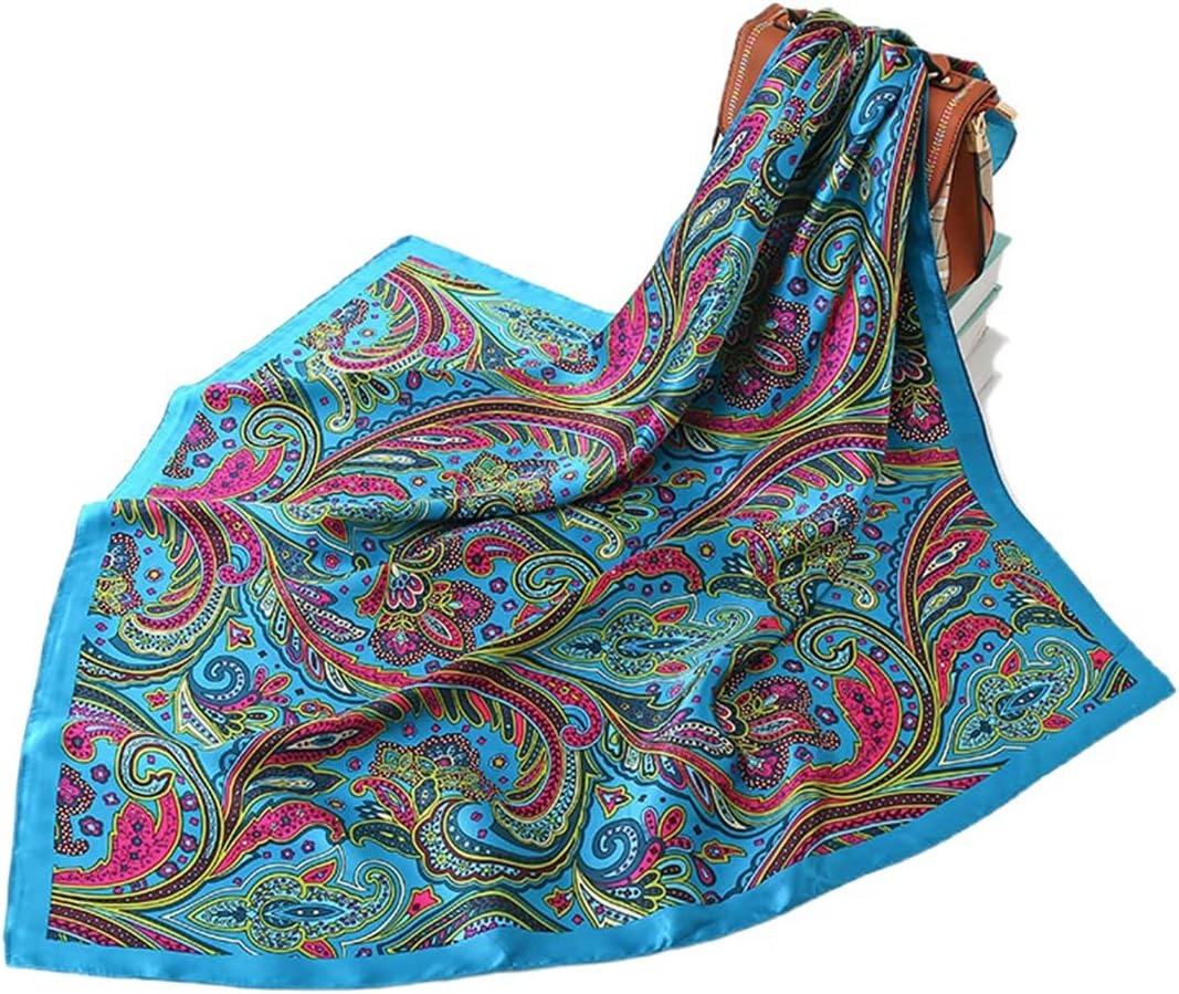 image:imageFAIRYGATE Damenschal Schal Tuch Blume Bandana Halstuch Kopftuch Schals 90 x 90 cm Bunte74007