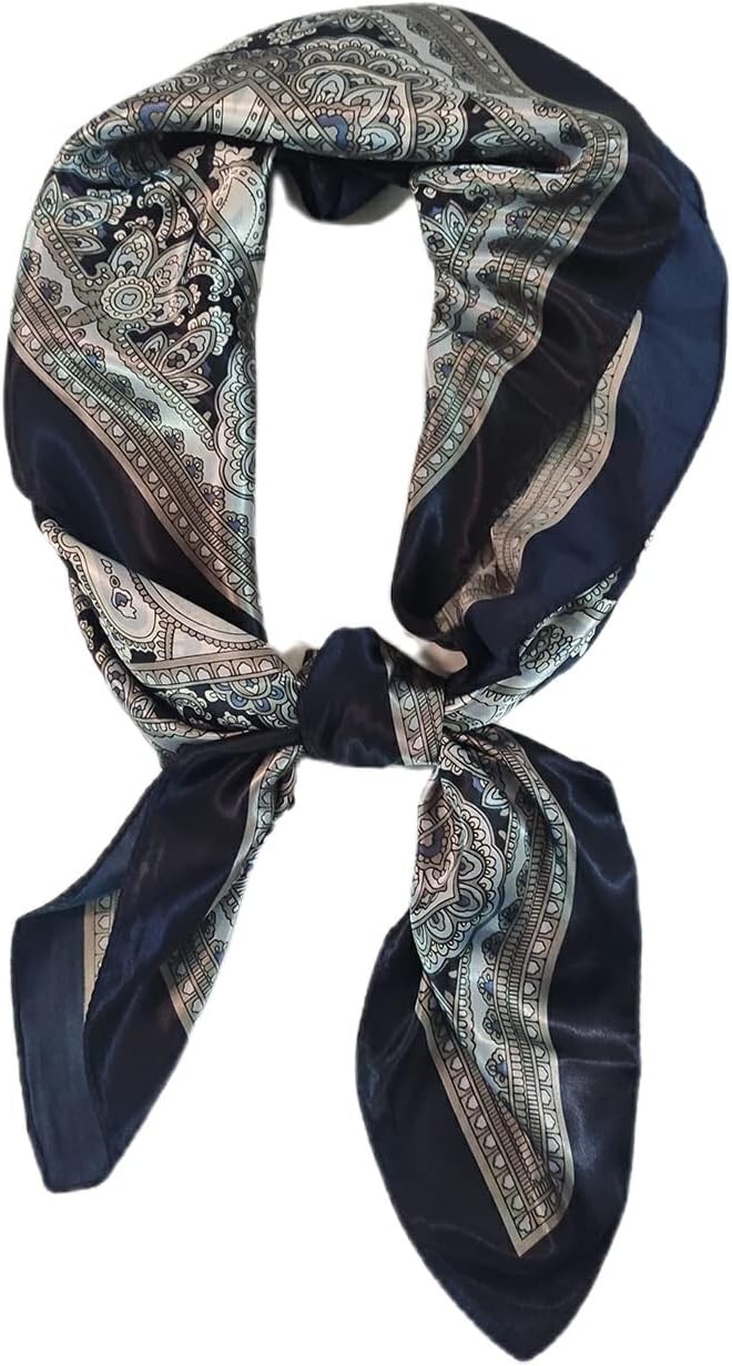 image:imageFAIRYGATE Damenschal Schal Tuch Blume Bandana Halstuch Kopftuch Schals 90 x 90 cm Bunte74011
