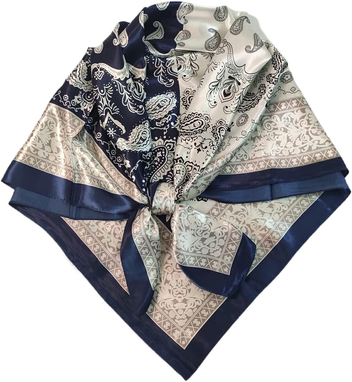 image:imageFAIRYGATE Damenschal Schal Tuch Blume Bandana Halstuch Kopftuch Schals 90 x 90 cm Bunte74013