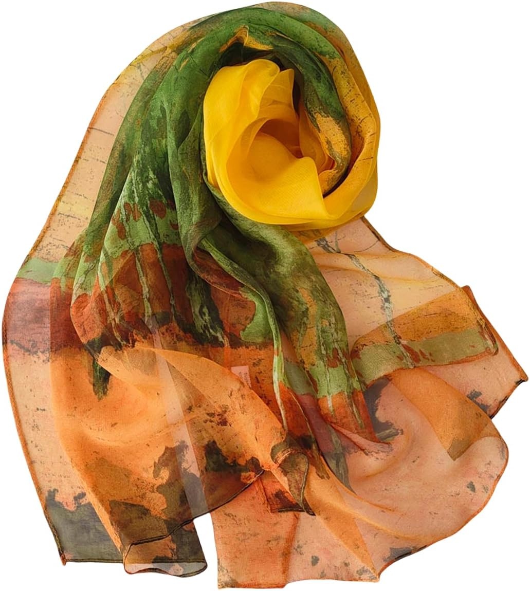 image:imageFAIRYGATE Schal Damen Halstcher Tuch Kopftuch Halstuch Schals Tcher Stola Weiches und Bequemes Georgette Material Vielseitig und Multifunktional B72Db7218