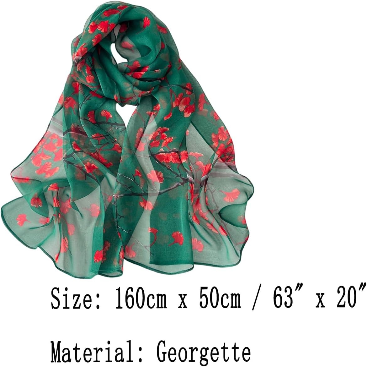 image:imageFAIRYGATE Schal Damen Halstcher Tuch Kopftuch Halstuch Schals Tcher Stola Weiches und Bequemes Georgette Material Vielseitig und Multifunktional B72Db7205