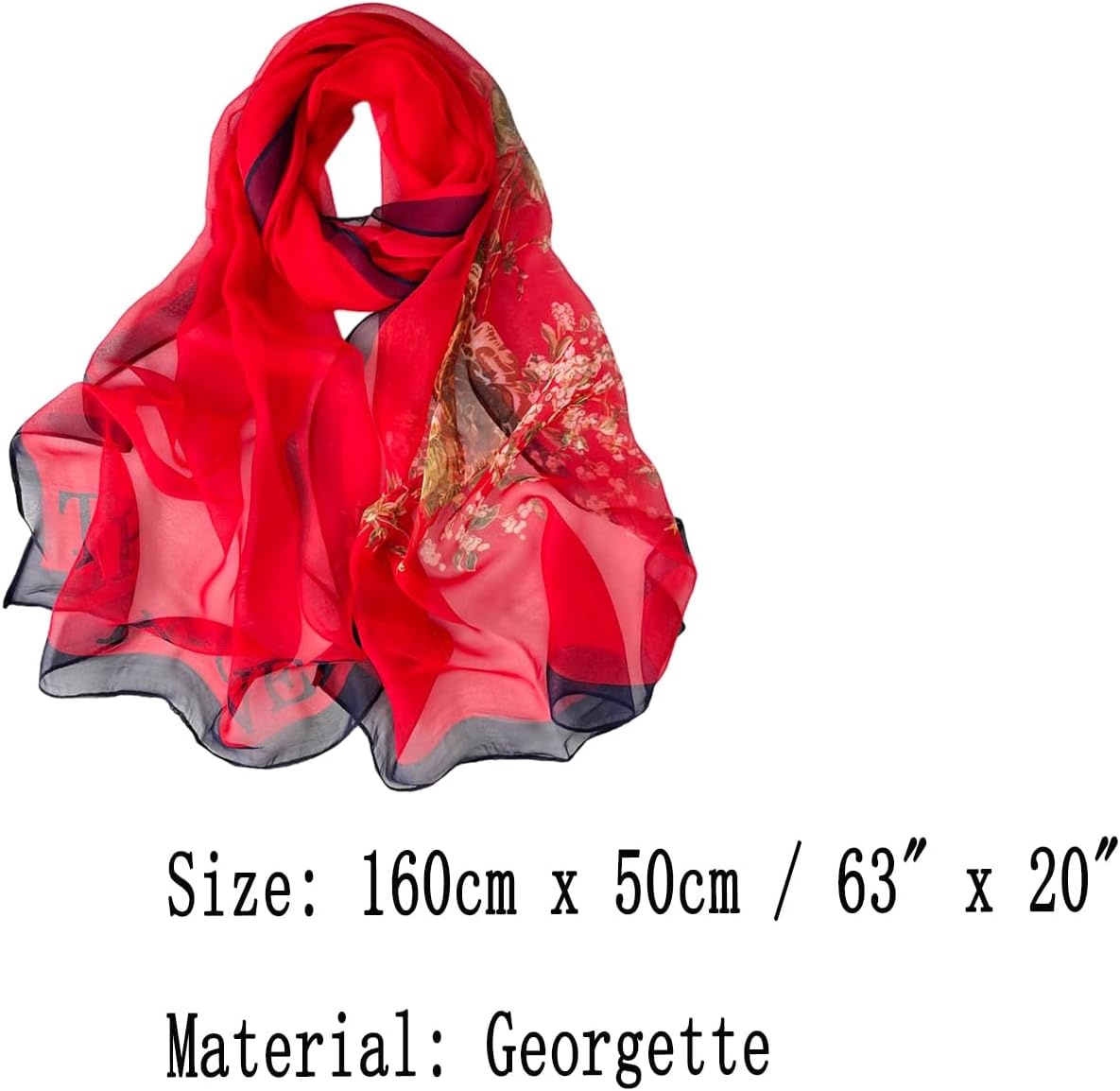 image:imageFAIRYGATE Schal Damen Halstcher Tuch Kopftuch Halstuch Schals Tcher Stola Weiches und Bequemes Georgette Material Vielseitig und Multifunktional B72Db7216
