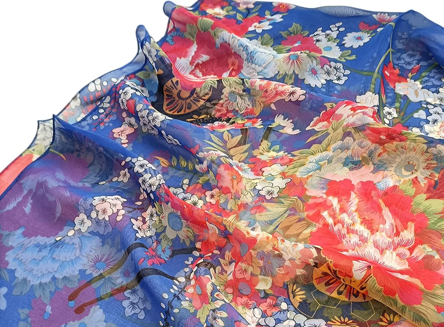 image:imageFAIRYGATE Schal Damen Halstcher Tuch Kopftuch Halstuch Schals Tcher Stola Weiches und Bequemes Georgette Material Vielseitig und Multifunktional B72Fdkra4712