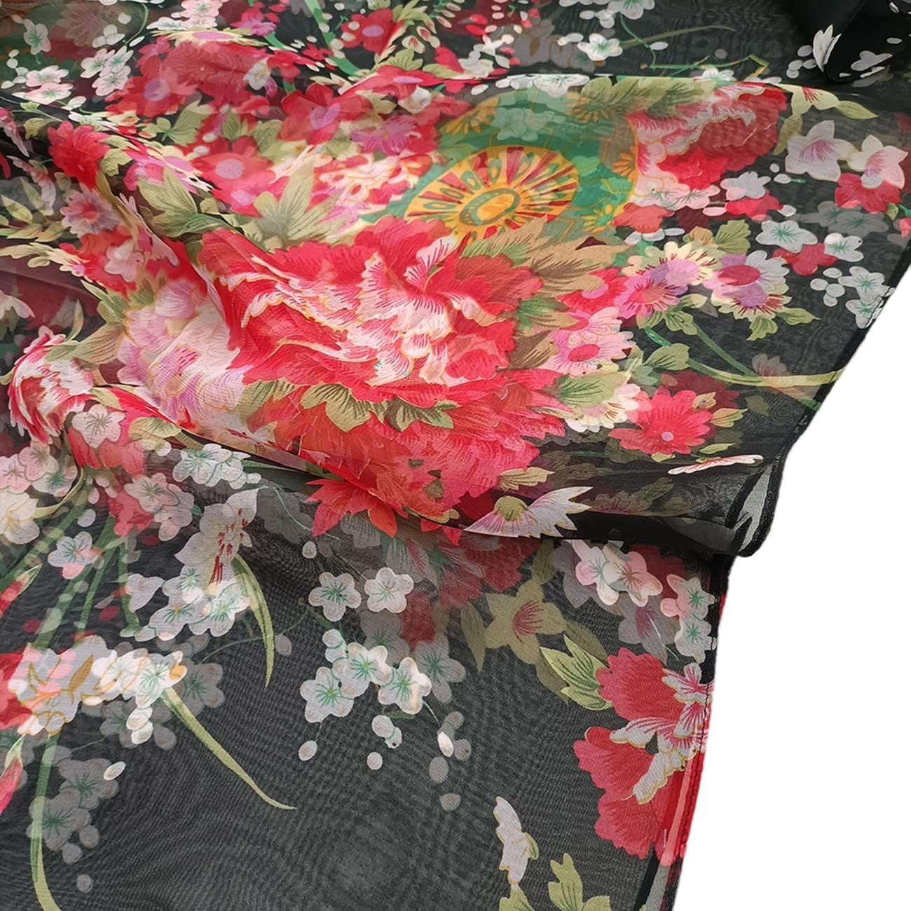 image:imageFAIRYGATE Schal Damen Halstcher Tuch Kopftuch Halstuch Schals Tcher Stola Weiches und Bequemes Georgette Material Vielseitig und Multifunktional B72Fdkra4705