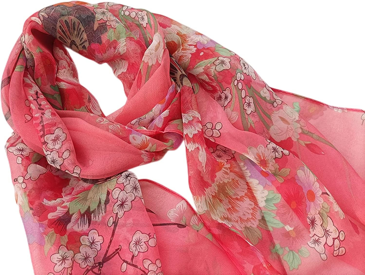 image:imageFAIRYGATE Schal Damen Halstcher Tuch Kopftuch Halstuch Schals Tcher Stola Weiches und Bequemes Georgette Material Vielseitig und Multifunktional B72Fdkra4714