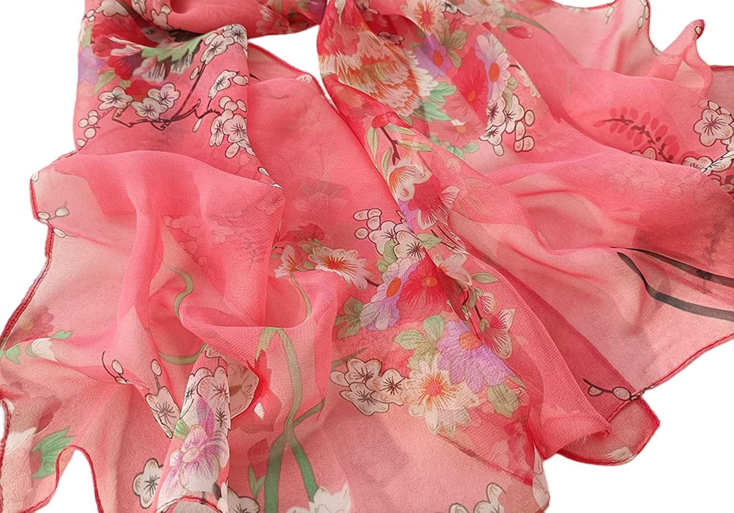 image:imageFAIRYGATE Schal Damen Halstcher Tuch Kopftuch Halstuch Schals Tcher Stola Weiches und Bequemes Georgette Material Vielseitig und Multifunktional B72Fdkra4714
