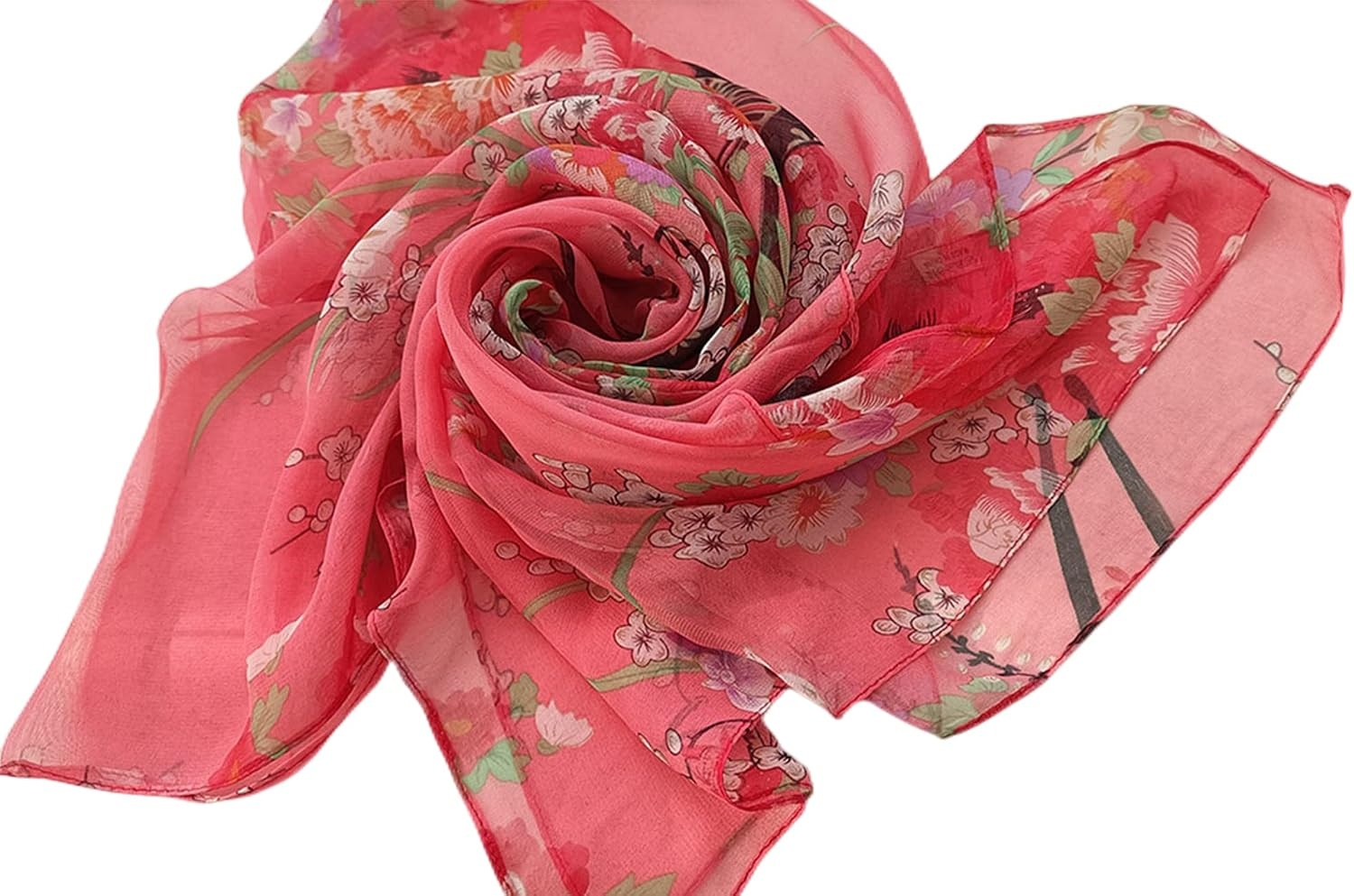 image:imageFAIRYGATE Schal Damen Halstcher Tuch Kopftuch Halstuch Schals Tcher Stola Weiches und Bequemes Georgette Material Vielseitig und Multifunktional B72Fdkra4714