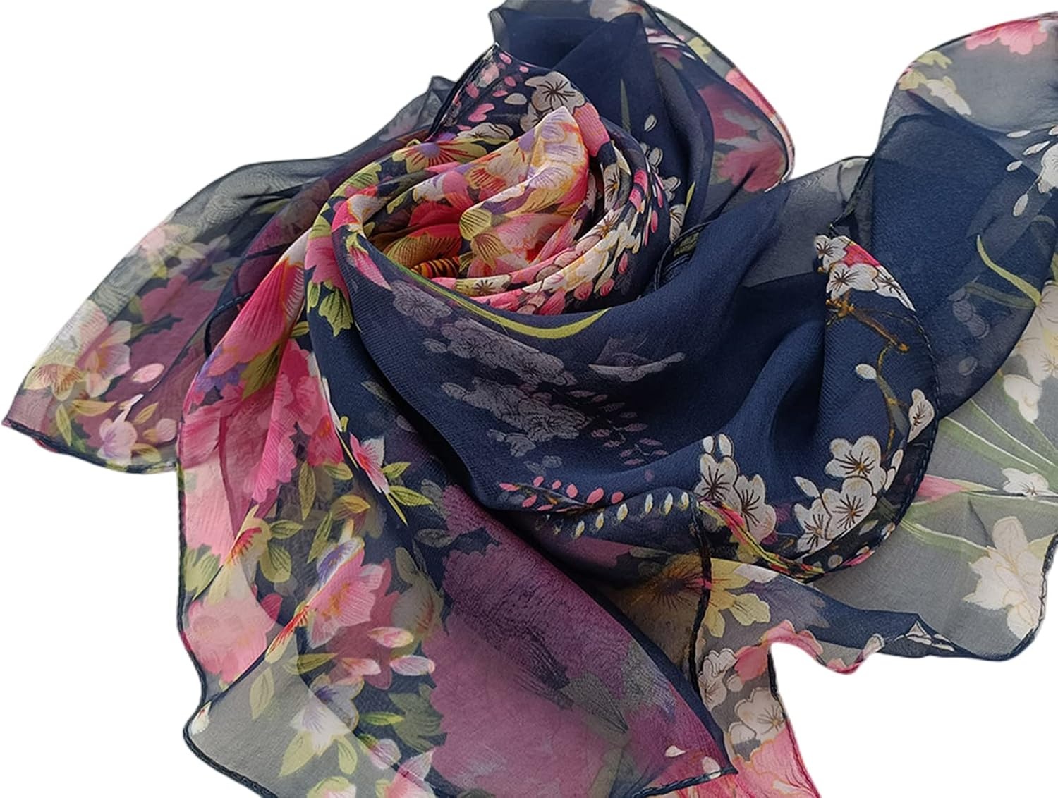image:imageFAIRYGATE Schal Damen Halstcher Tuch Kopftuch Halstuch Schals Tcher Stola Weiches und Bequemes Georgette Material Vielseitig und Multifunktional B72Fdkra4713