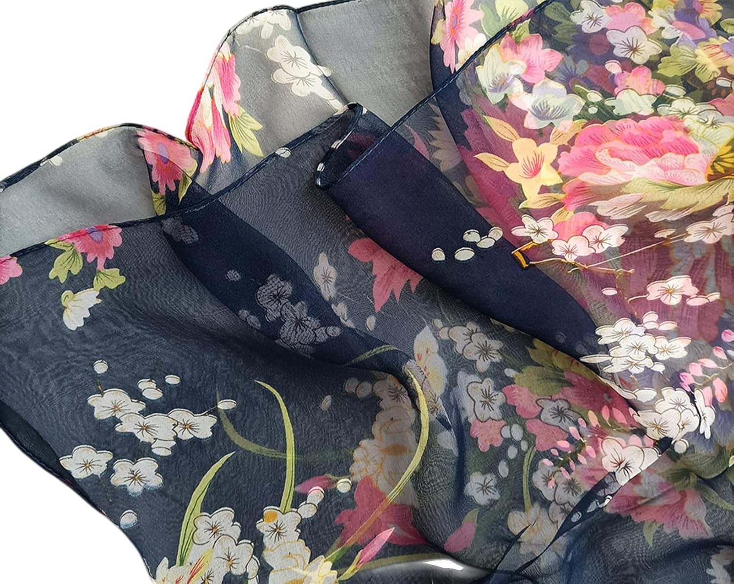 image:imageFAIRYGATE Schal Damen Halstcher Tuch Kopftuch Halstuch Schals Tcher Stola Weiches und Bequemes Georgette Material Vielseitig und Multifunktional B72Fdkra4713