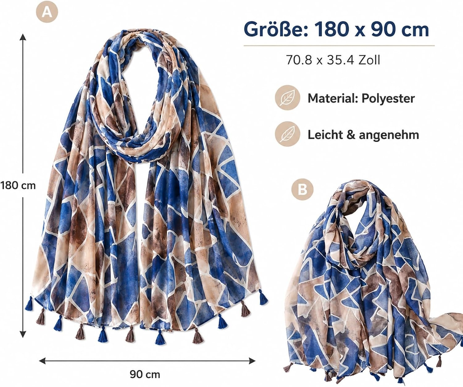 image:imageFAIRYGATE Schal Leopardenmuster Damen Schals amp Tcher fr Frauen Groer Tuch in Vielen Schnen Farben Tierdruck XXL Stole Personalisierte Geschenke 0081Fdyt58019