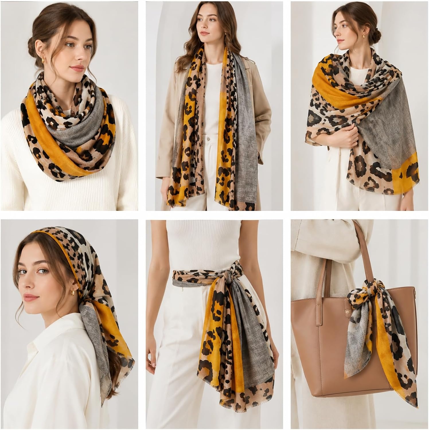 image:imageFAIRYGATE Schal Leopardenmuster Damen Schals amp Tcher fr Frauen Groer Tuch in Vielen Schnen Farben Tierdruck XXL Stole Personalisierte Geschenke 008181016
