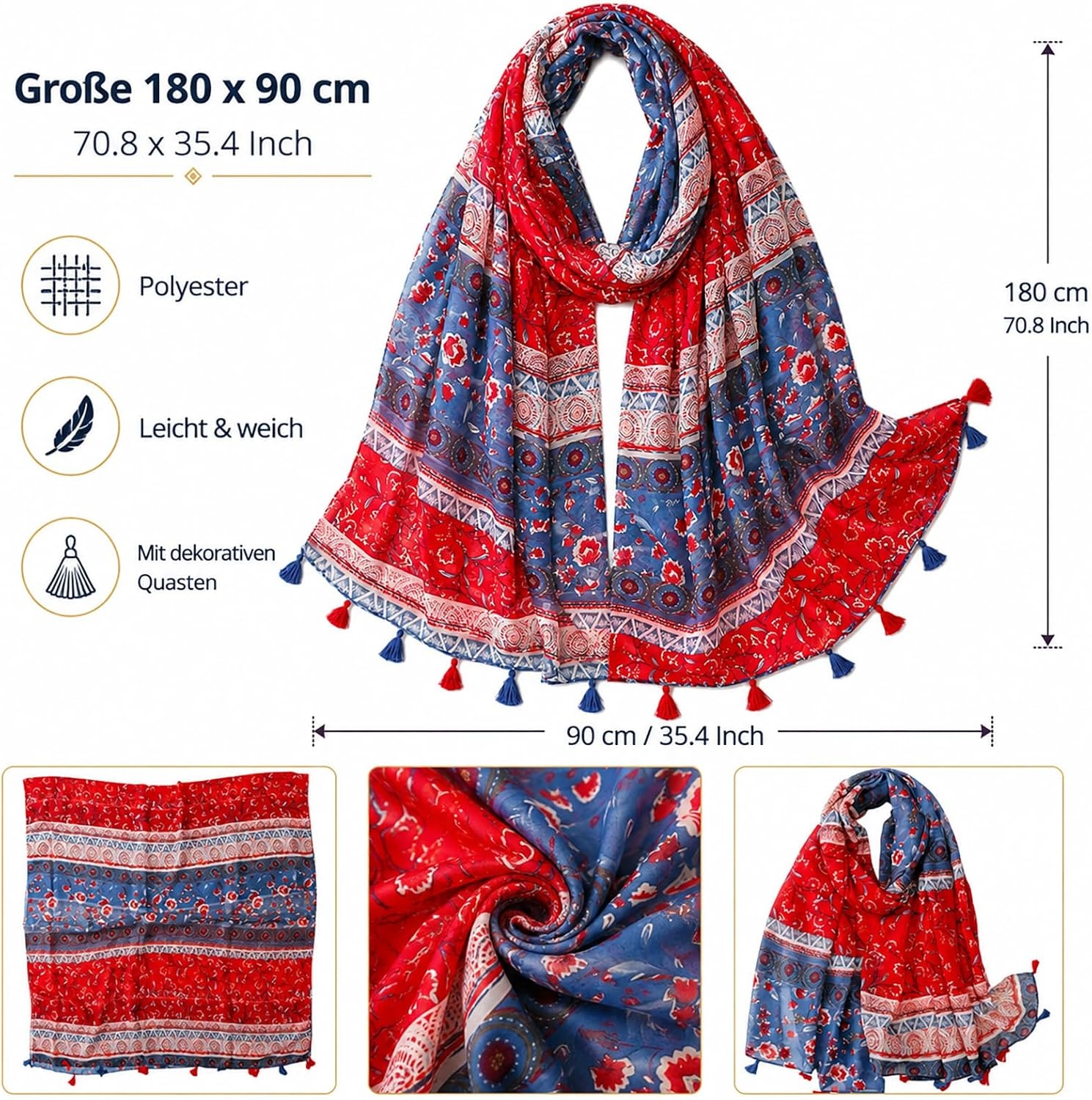 image:imageFAIRYGATE Schal Leopardenmuster Damen Schals amp Tcher fr Frauen Groer Tuch in Vielen Schnen Farben Tierdruck XXL Stole Personalisierte Geschenke 0081Fdyt15239