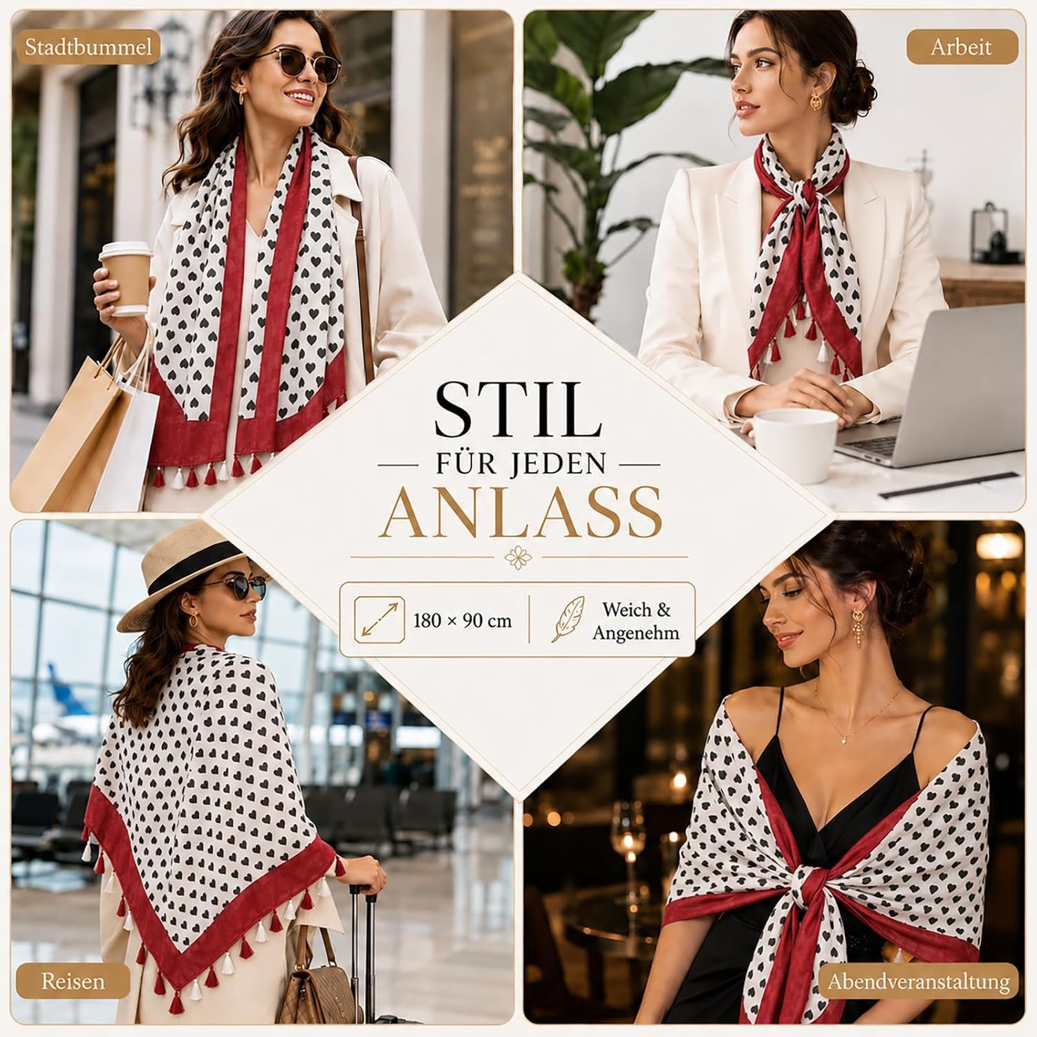 image:imageFAIRYGATE Schal Leopardenmuster Damen Schals amp Tcher fr Frauen Groer Tuch in Vielen Schnen Farben Tierdruck XXL Stole Personalisierte Geschenke 0081Fdyt602962