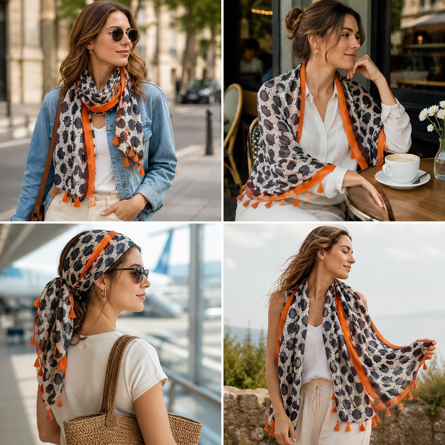 image:imageFAIRYGATE Schal Leopardenmuster Damen Schals amp Tcher fr Frauen Groer Tuch in Vielen Schnen Farben Tierdruck XXL Stole Personalisierte Geschenke 0081Fdyt68008