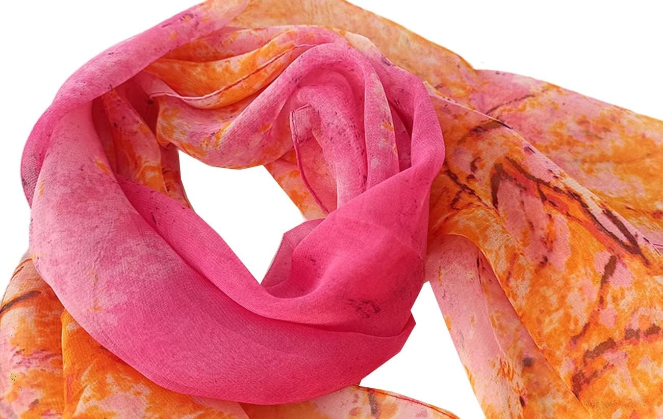 image:imageFAIRYGATE Schals amp Tcher fr Damen Modischer Damen Schal Stola Halstuch Tuch aus Chiffon fr Frhling Sommer Ganzjhrig51028