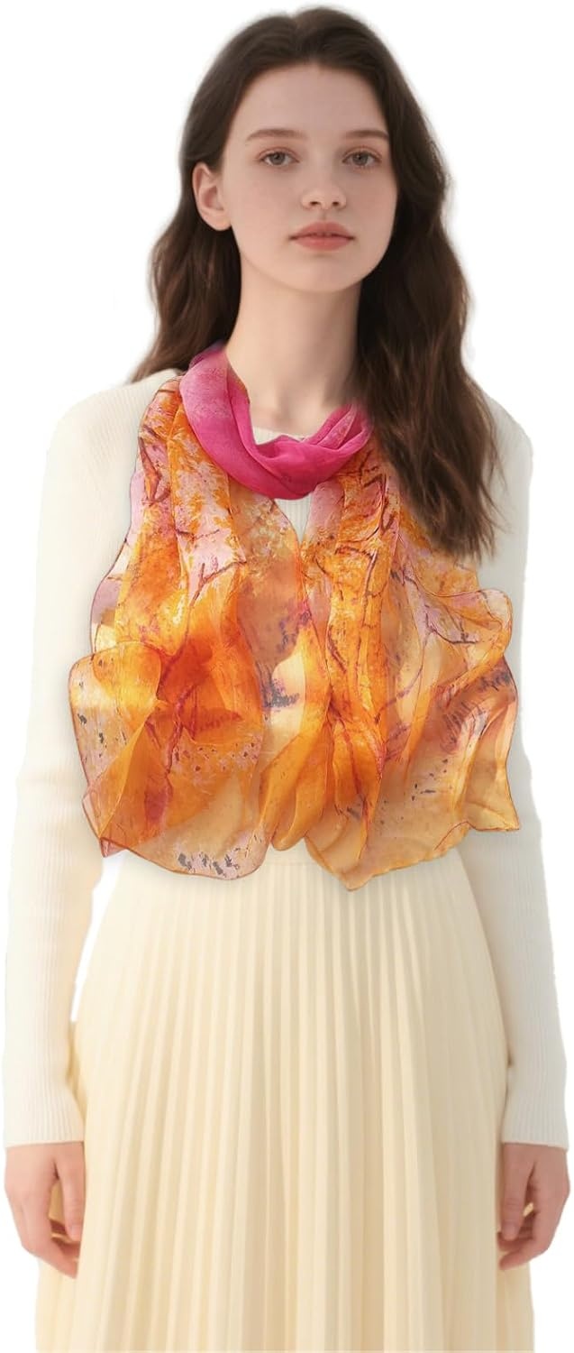 image:imageFAIRYGATE Schals amp Tcher fr Damen Modischer Damen Schal Stola Halstuch Tuch aus Chiffon fr Frhling Sommer Ganzjhrig51028